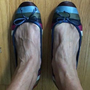 Coach multicolored ballet flats
